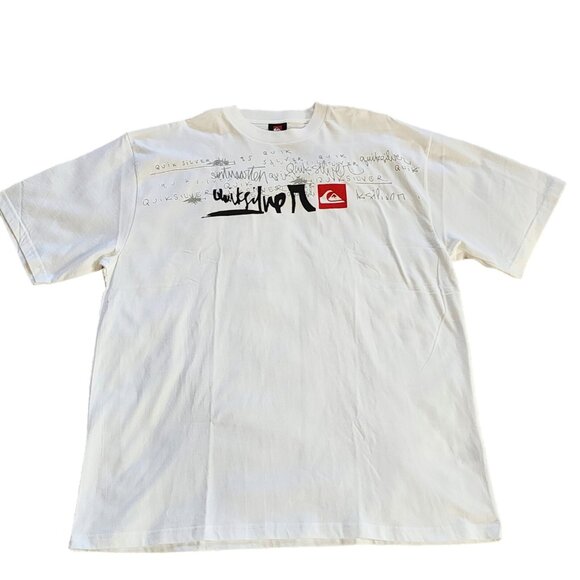 Quik Silver Boardriders Club White XL T-Shirt - Picture 1 of 3